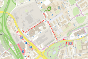 extended parking map